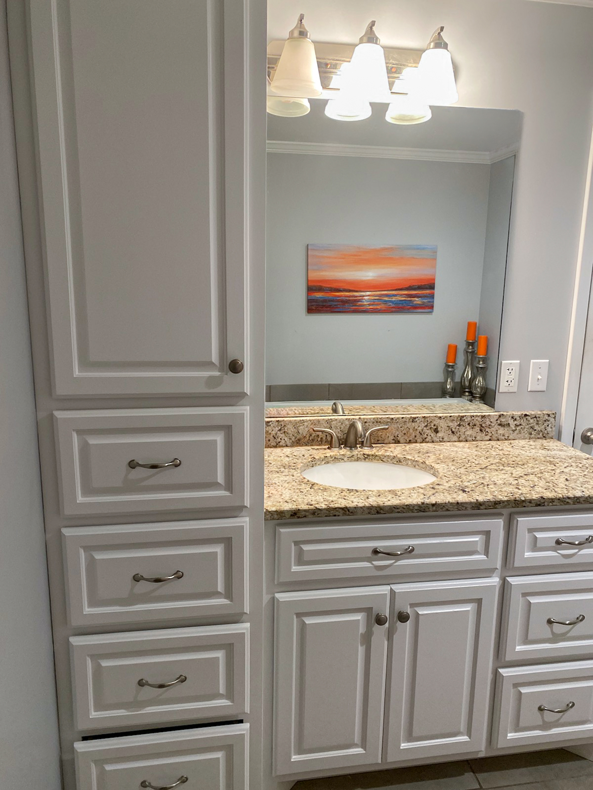 Completed Cabinet Refinishing