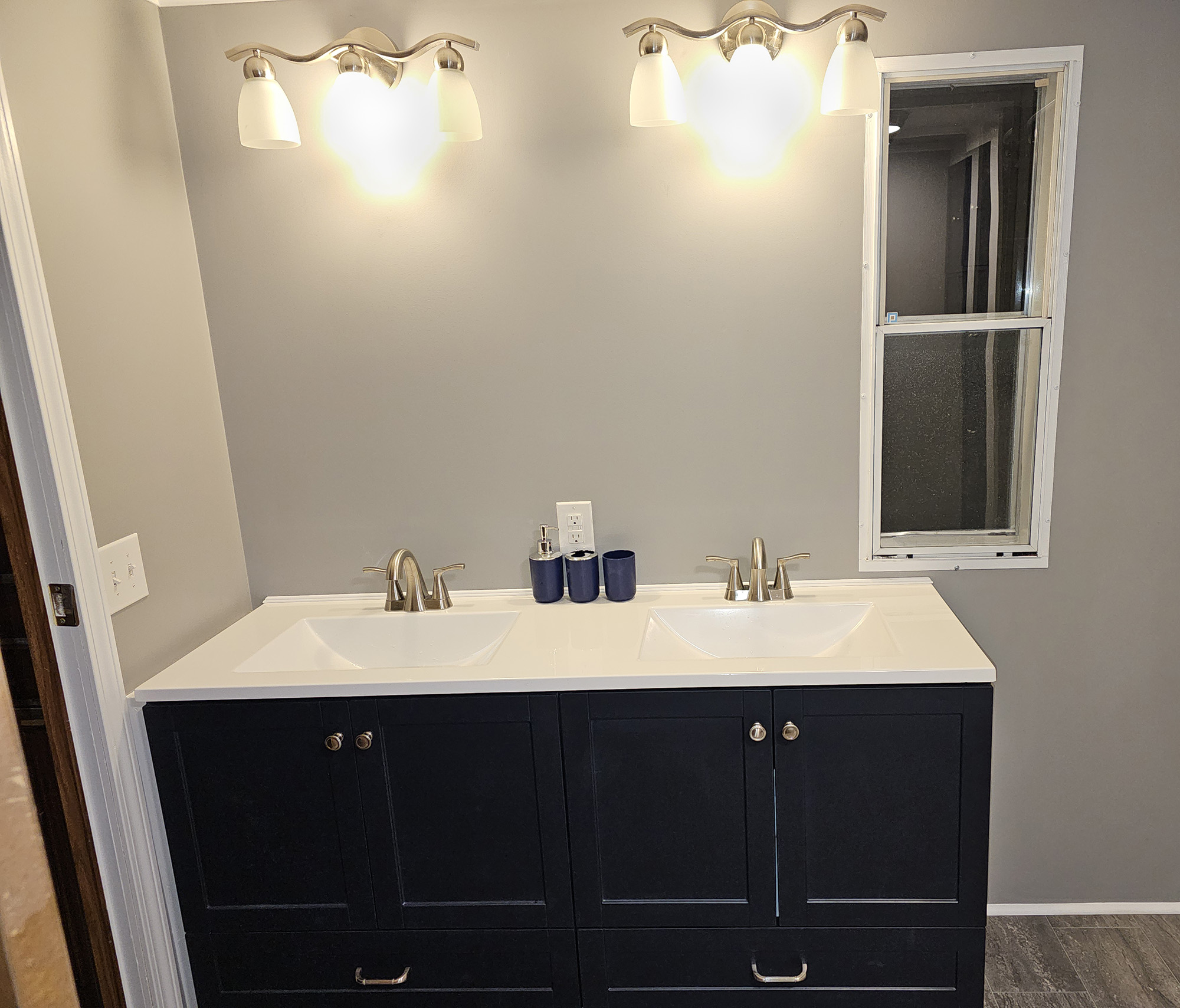 Bathroom before restoration